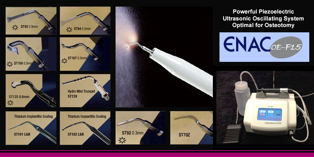 Enac OE-F15 powerful console optimal for osteotomy